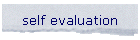 self evaluation