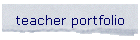 teacher portfolio